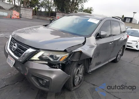 2017 Nissan Pathfinder S z USA, uszkodzony, nr VIN 5N1DR2MN7HC600447